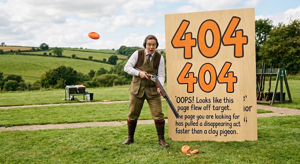 404 Page for Guns and Clays