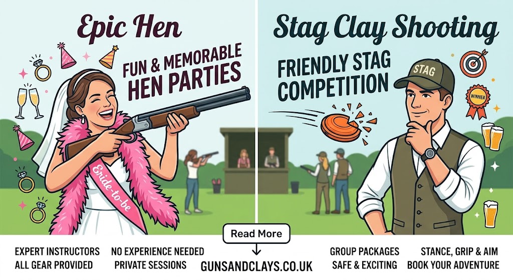 Clay Pigeon Shooting - Hen or Stag Parties