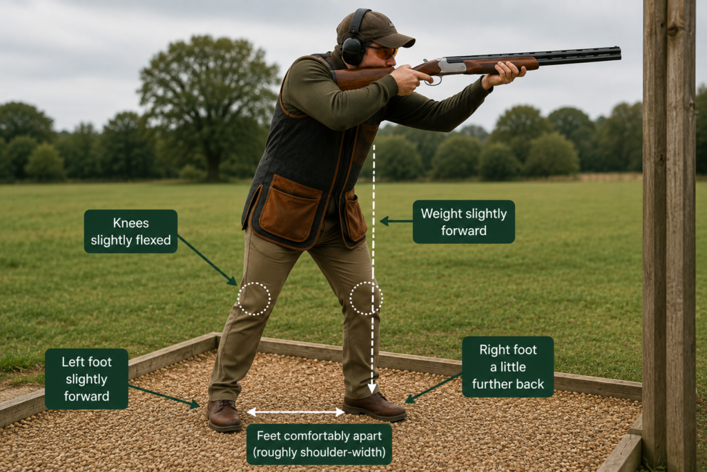 Clay Pigeon Shooting Stance