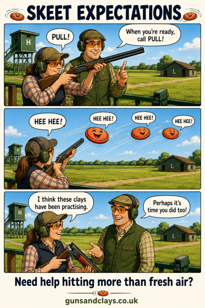 Clay Shooting Cartoons