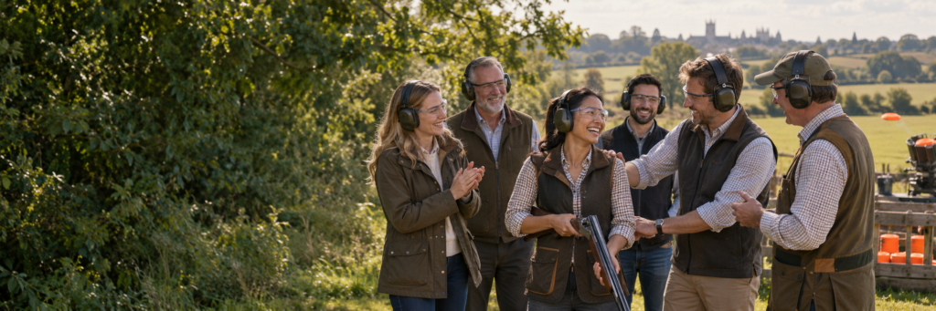 clay pigeon shooting team building